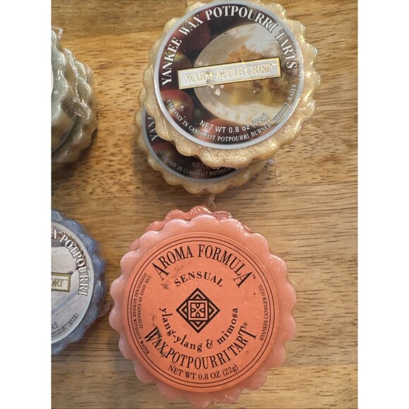 New Yankee Candle Tarts Mixed Scents Lot 10 Jack Frost Sage Citrus Apple Crisp - Picture 4 of 4